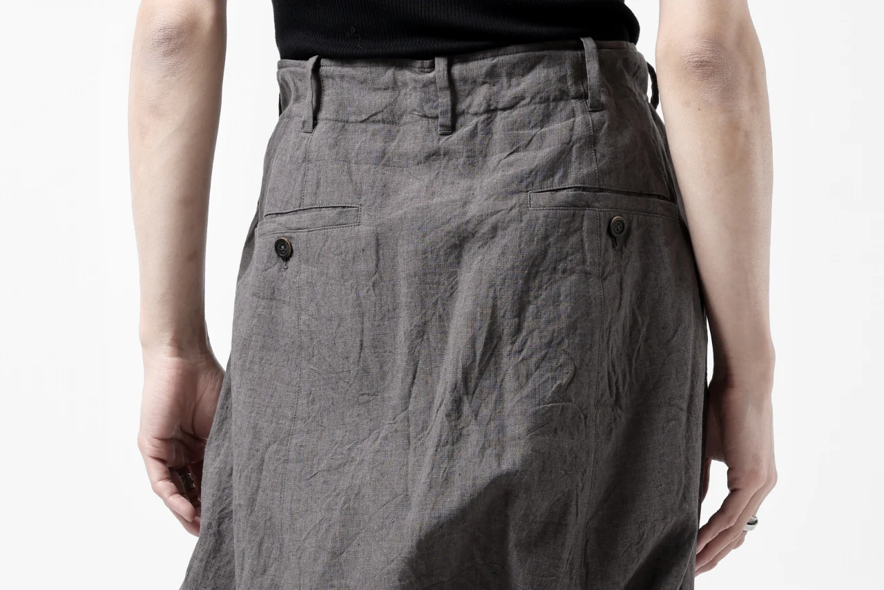 forme d'expression exclusive 2Tucked Sarrouel Pants (Grey) - Image 44