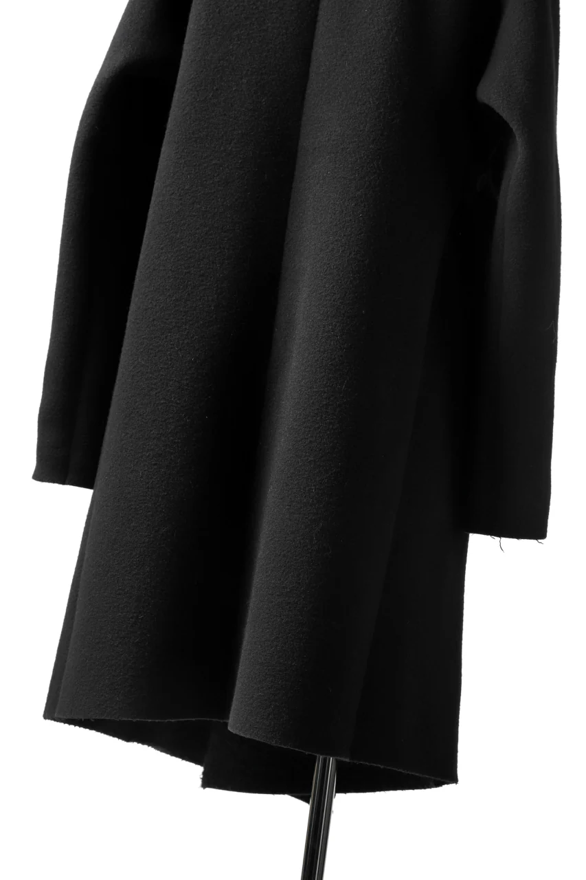 forme d'expression exclusive Hooded Robe Coat (Black) - Image 16