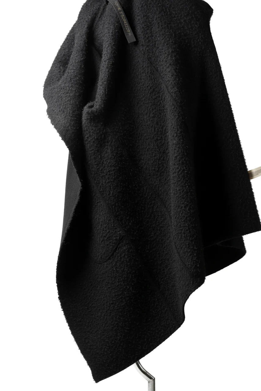 forme d'expression exclusive Hooded Robe Coat (Black) - Image 17