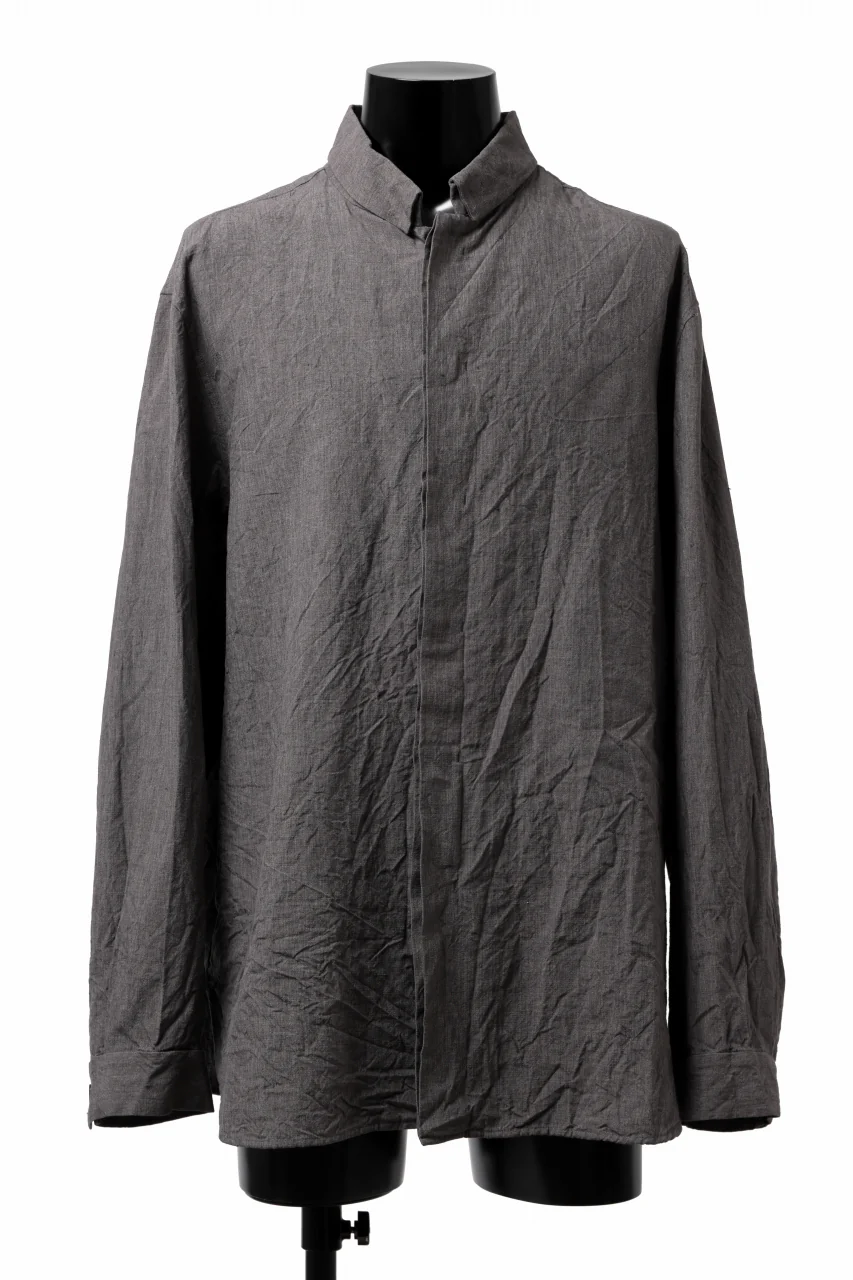 forme d'expression exclusive Relaxed Outer Shirt (Grey)