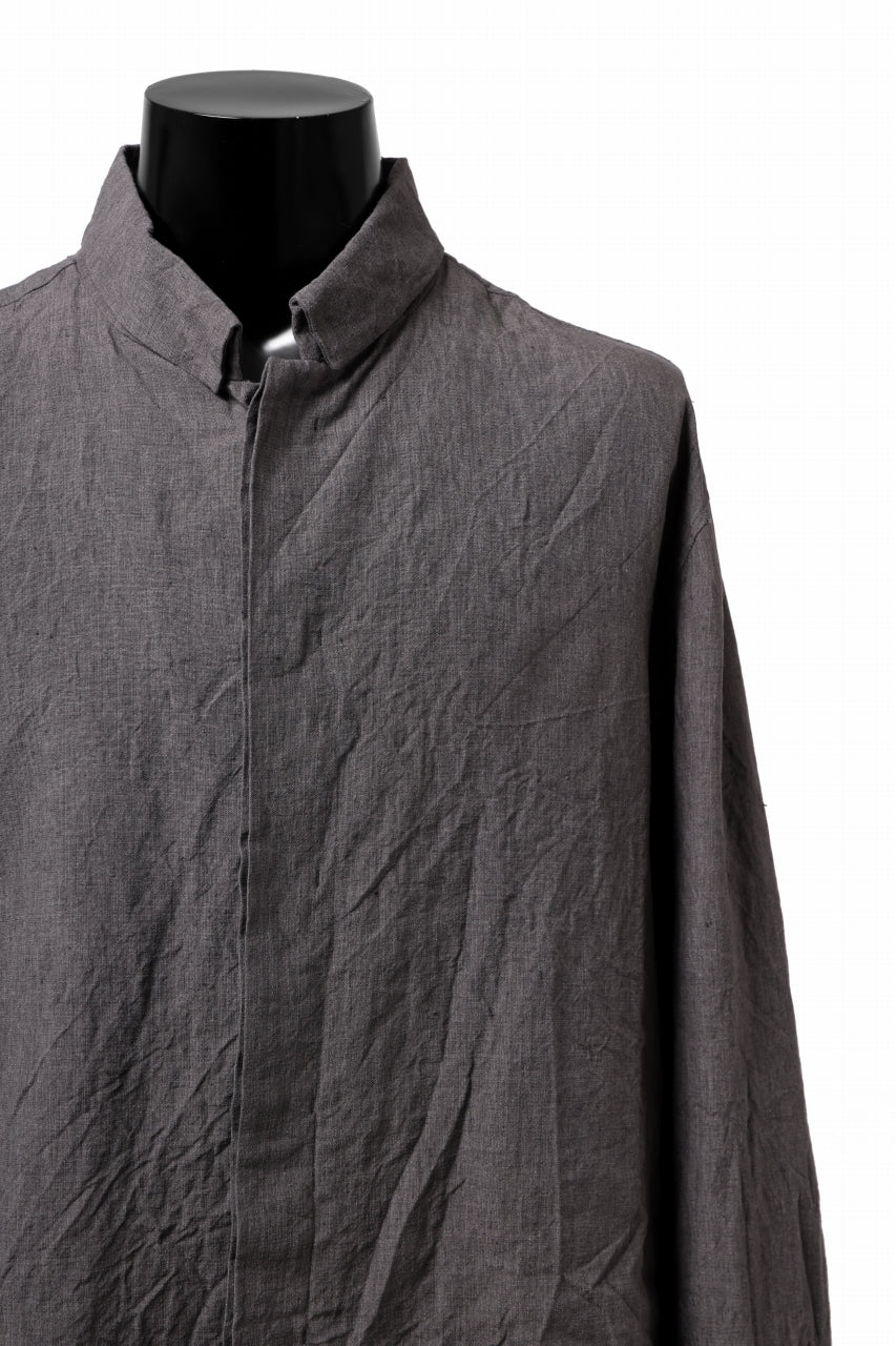 forme d'expression exclusive Relaxed Outer Shirt (Grey) - Image 14