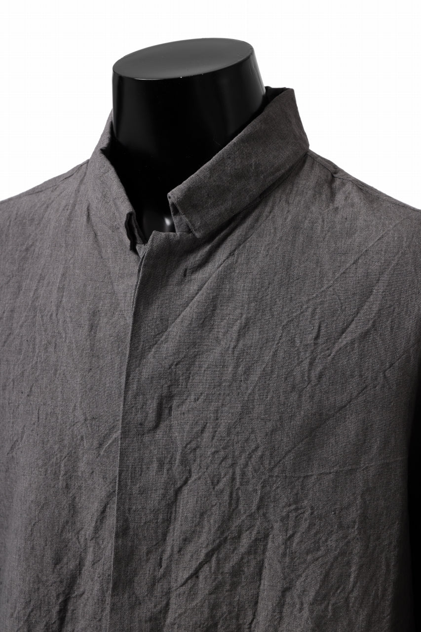 forme d'expression exclusive Relaxed Outer Shirt (Grey) - Image 15