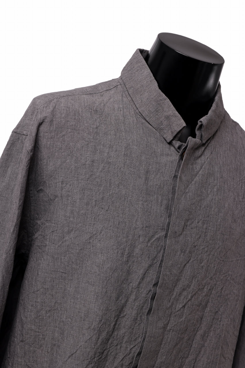forme d'expression exclusive Relaxed Outer Shirt (Grey) - Image 17