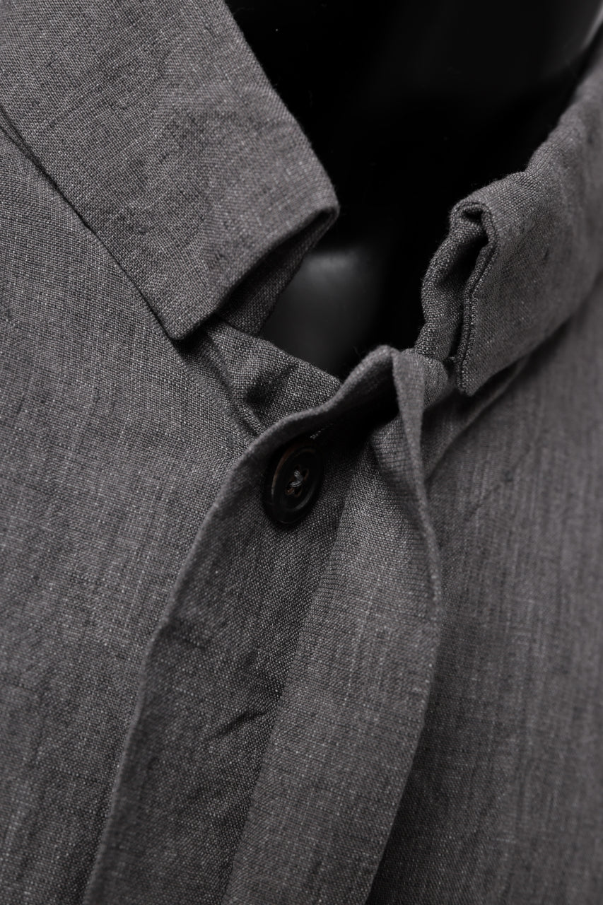 forme d'expression exclusive Relaxed Outer Shirt (Grey) - Image 18