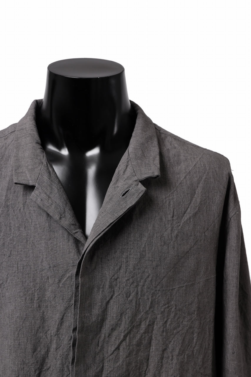 forme d'expression exclusive Relaxed Outer Shirt (Grey) - Image 21