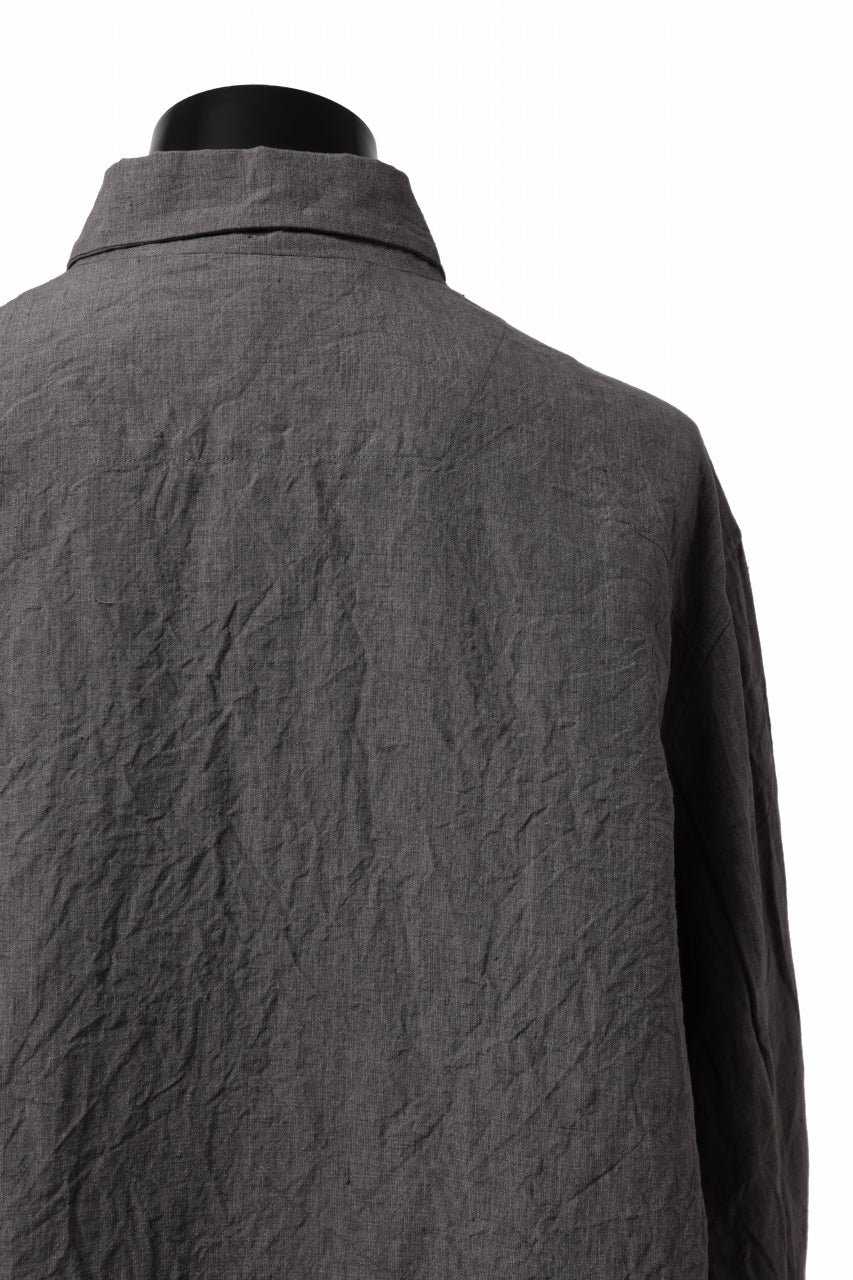 forme d'expression exclusive Relaxed Outer Shirt (Grey) - Image 27