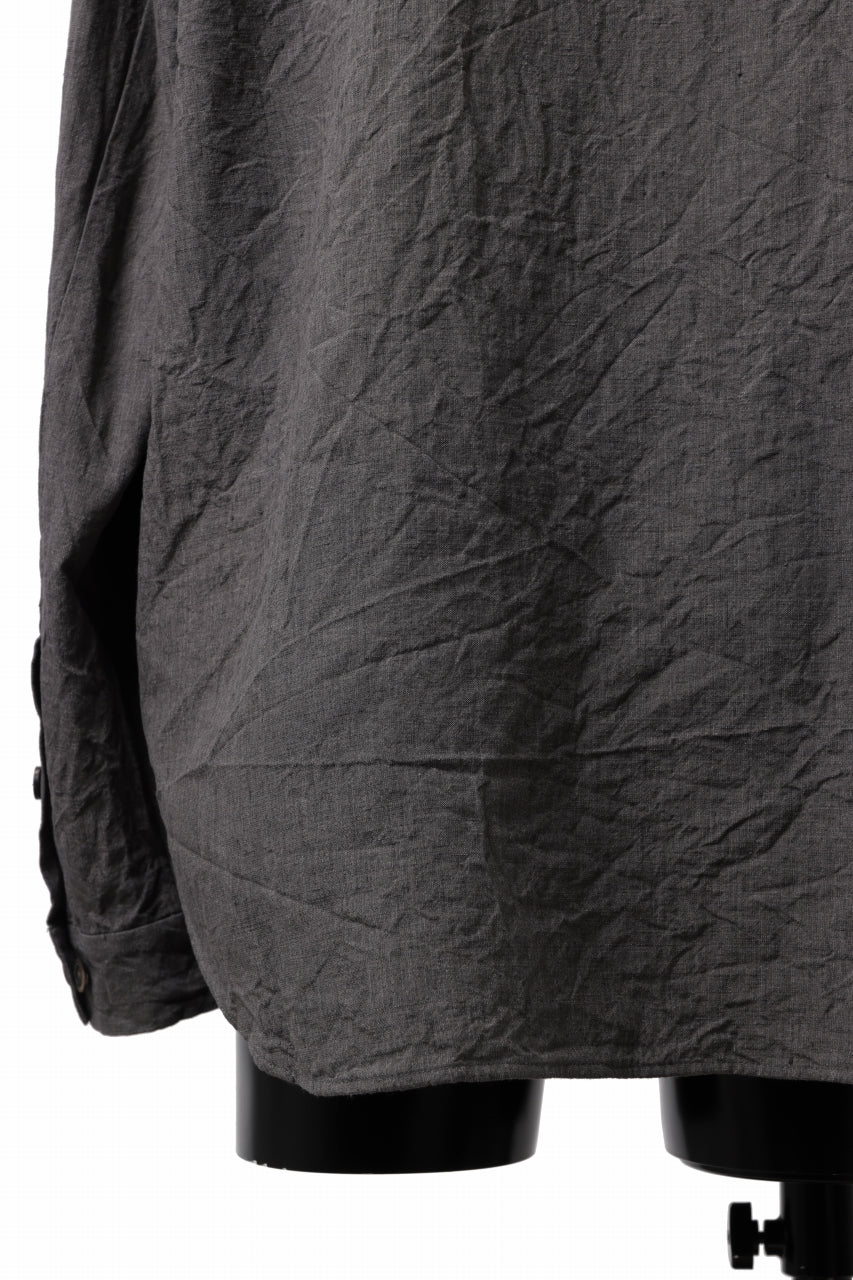 forme d'expression exclusive Relaxed Outer Shirt (Grey) - Image 28