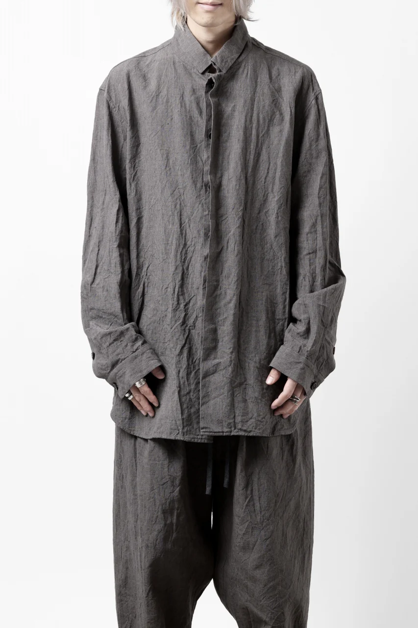 forme d'expression exclusive Relaxed Outer Shirt (Grey) - Image 30