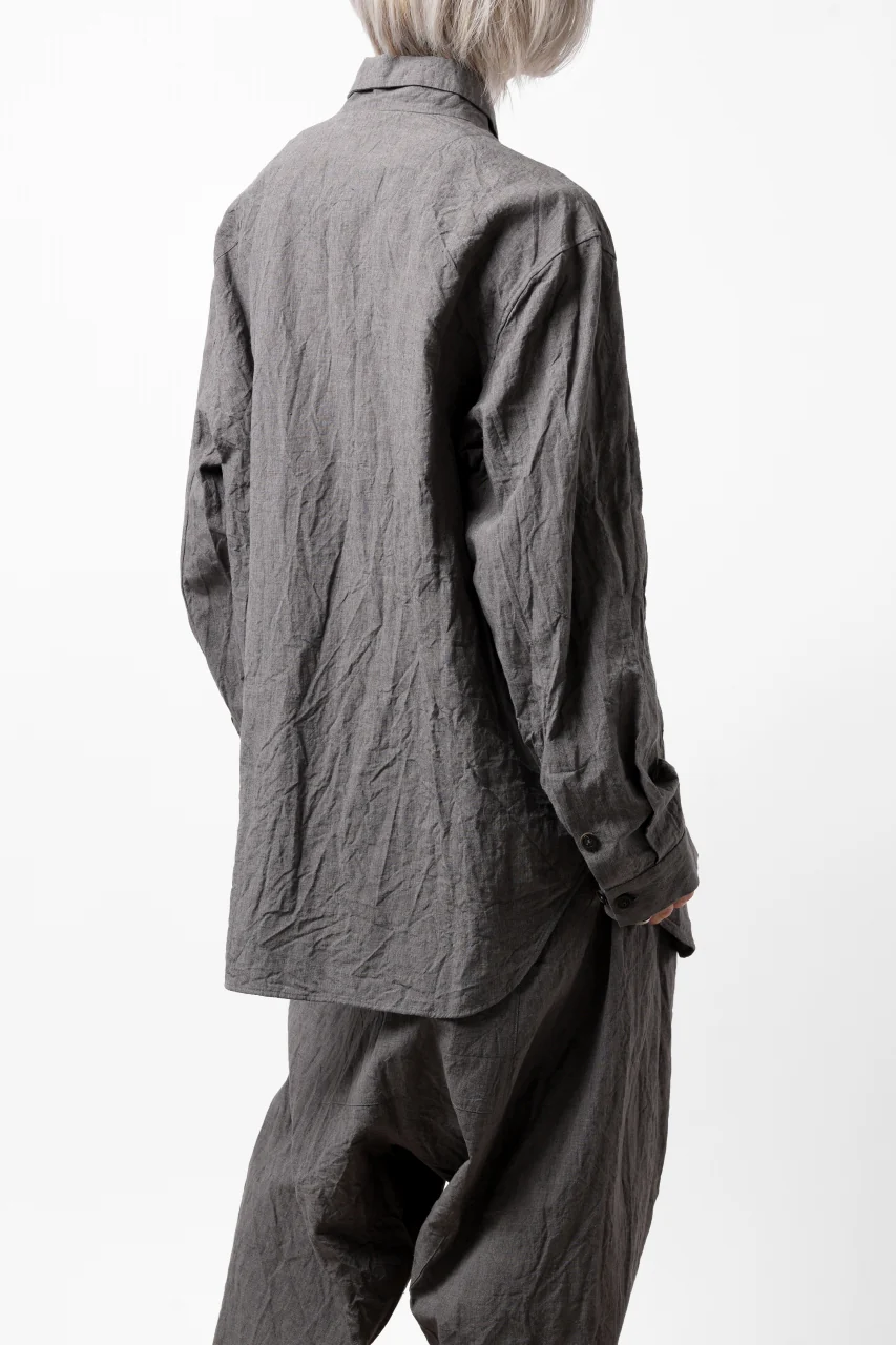 forme d'expression exclusive Relaxed Outer Shirt (Grey) - Image 32