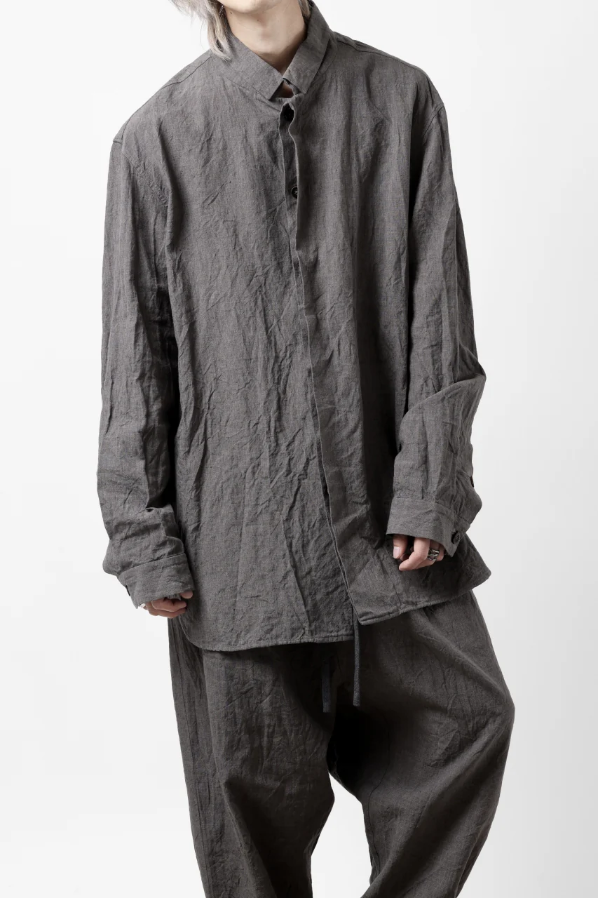 forme d'expression exclusive Relaxed Outer Shirt (Grey) - Image 33