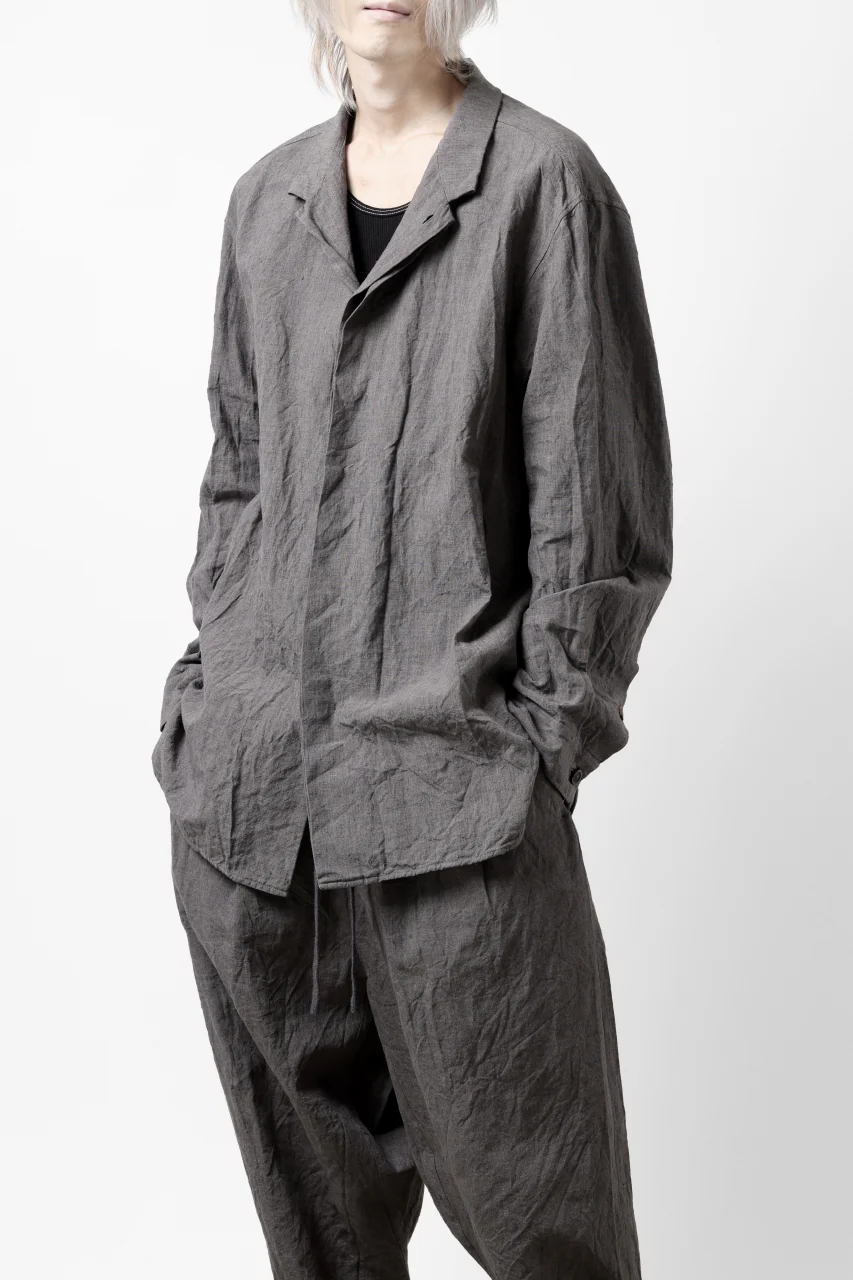 forme d'expression exclusive Relaxed Outer Shirt (Grey) - Image 35