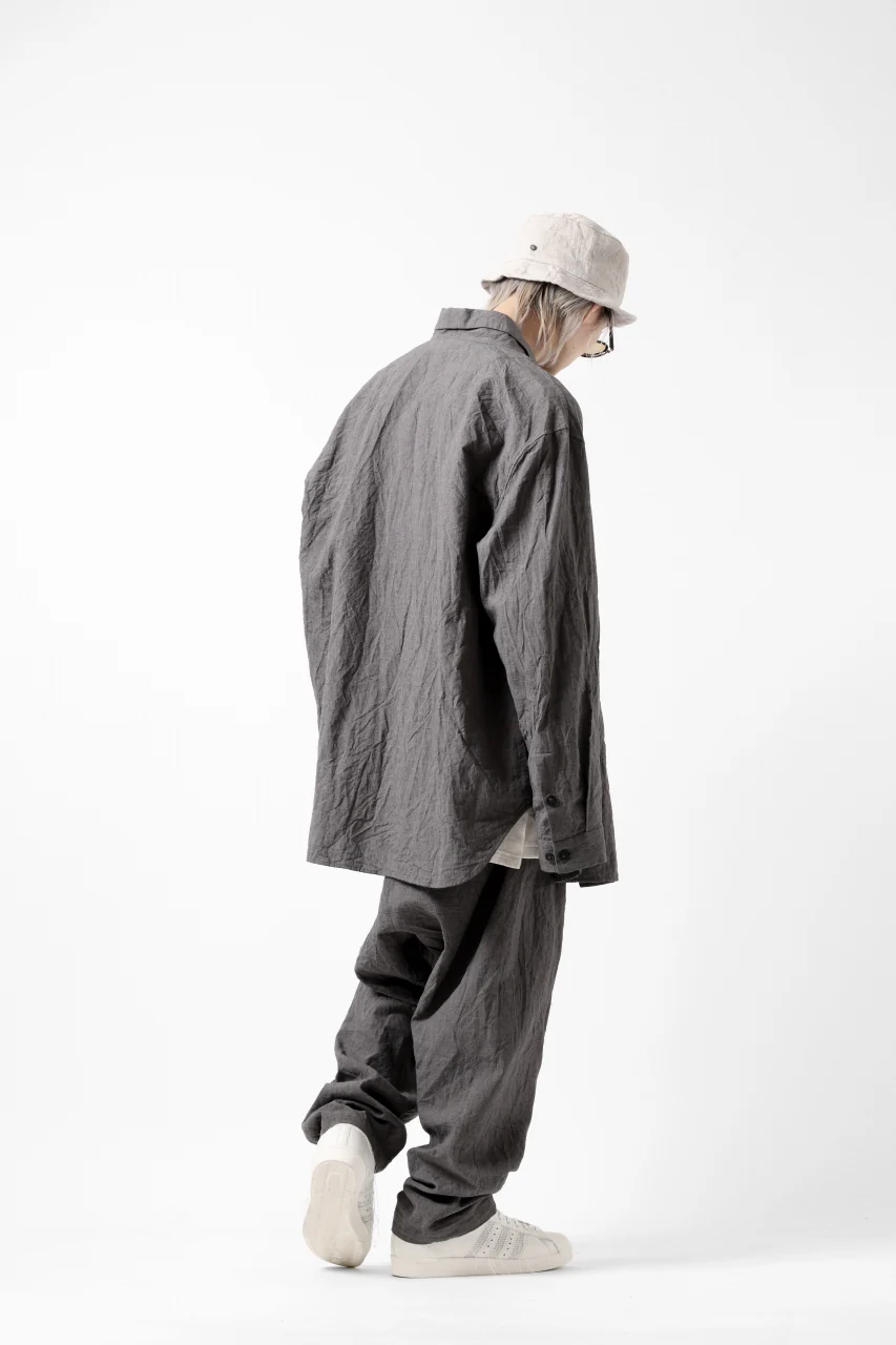 forme d'expression exclusive Relaxed Outer Shirt (Grey) - Image 39