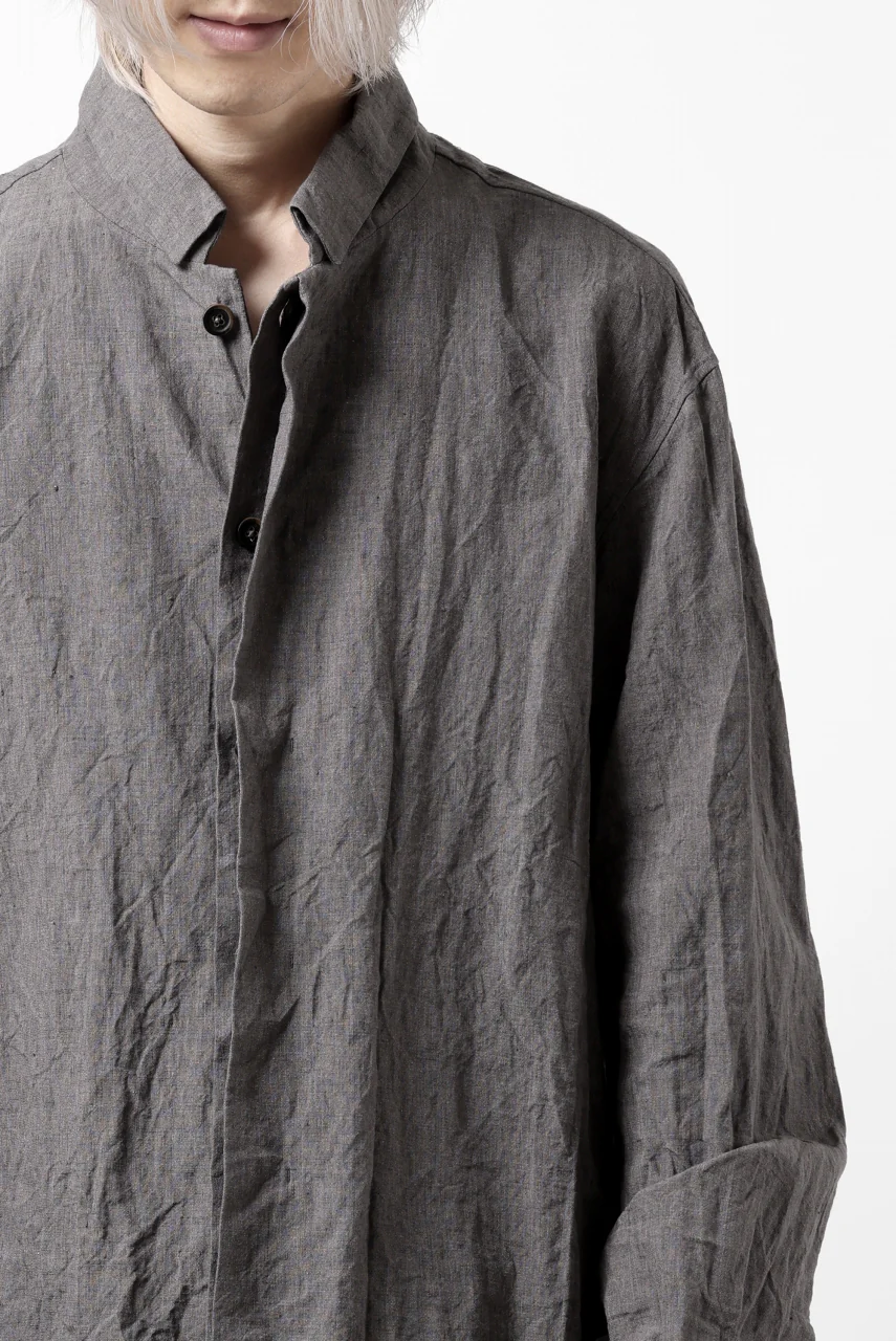 forme d'expression exclusive Relaxed Outer Shirt (Grey) - Image 40