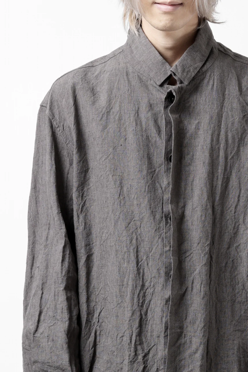 forme d'expression exclusive Relaxed Outer Shirt (Grey) - Image 43