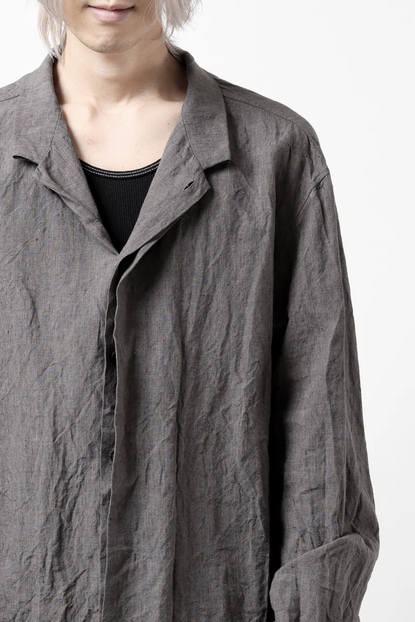 forme d'expression exclusive Relaxed Outer Shirt (Grey) - Image 44