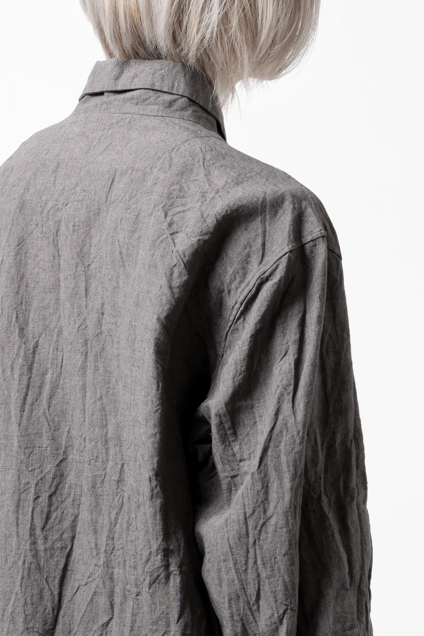 forme d'expression exclusive Relaxed Outer Shirt (Grey) - Image 46