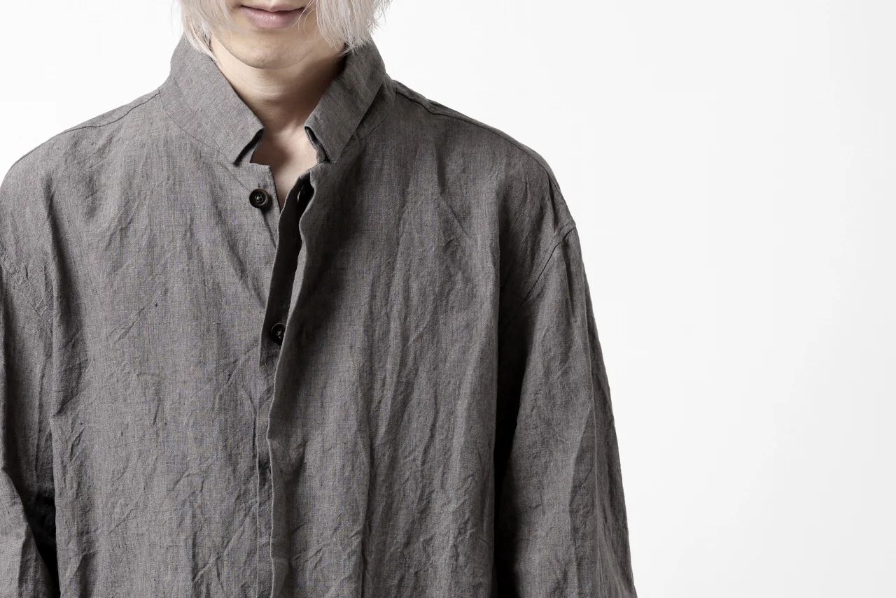 forme d'expression exclusive Relaxed Outer Shirt (Grey) - Image 49