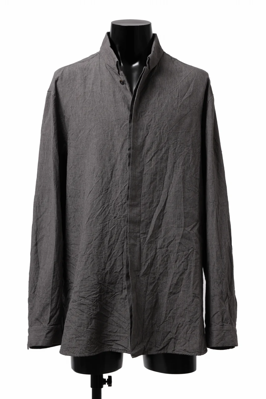 forme d'expression exclusive Relaxed Outer Shirt (Grey) - Image 8