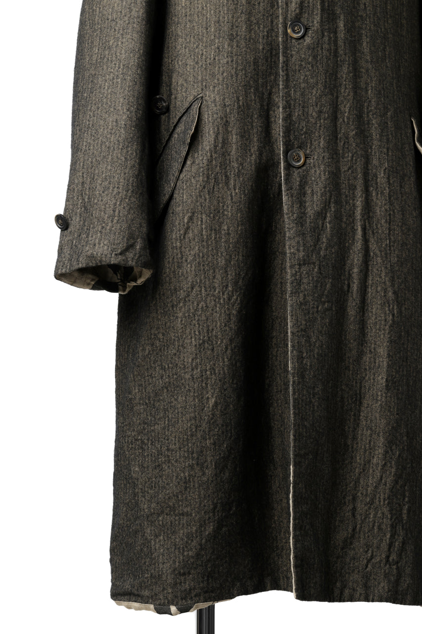 forme d'expression exclusive Reversible Duster Coat (Wood) - Image 10