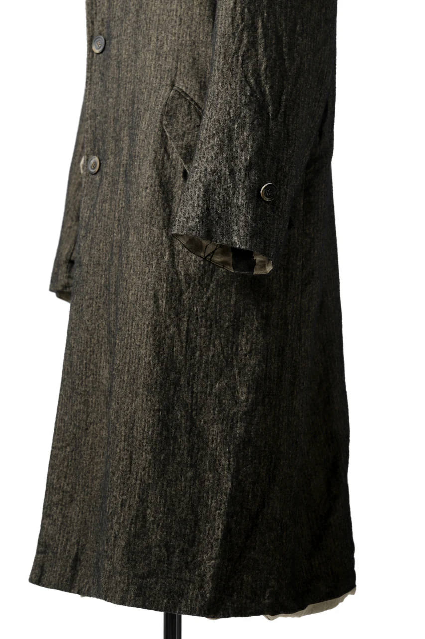 forme d'expression exclusive Reversible Duster Coat (Wood) - Image 13