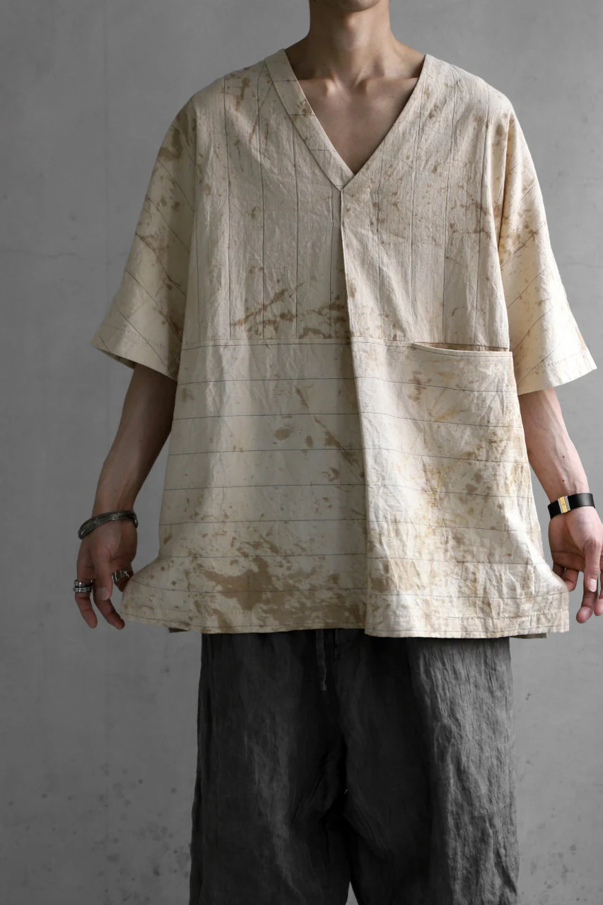 forme d'expression exclusive V Neck Scrub Shirt (Iced Tea) - Image 23