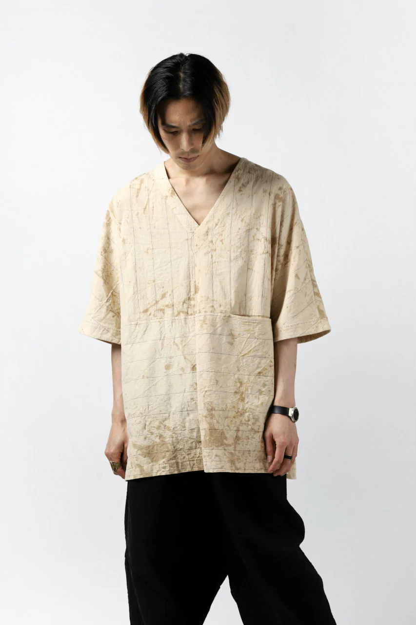 forme d'expression exclusive V Neck Scrub Shirt (Iced Tea) - Image 33