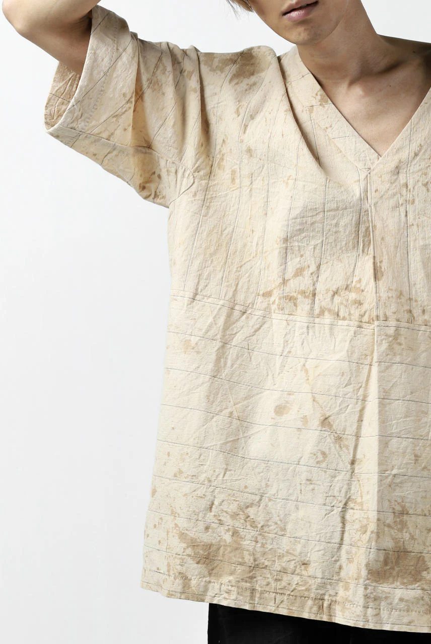 forme d'expression exclusive V Neck Scrub Shirt (Iced Tea) - Image 37