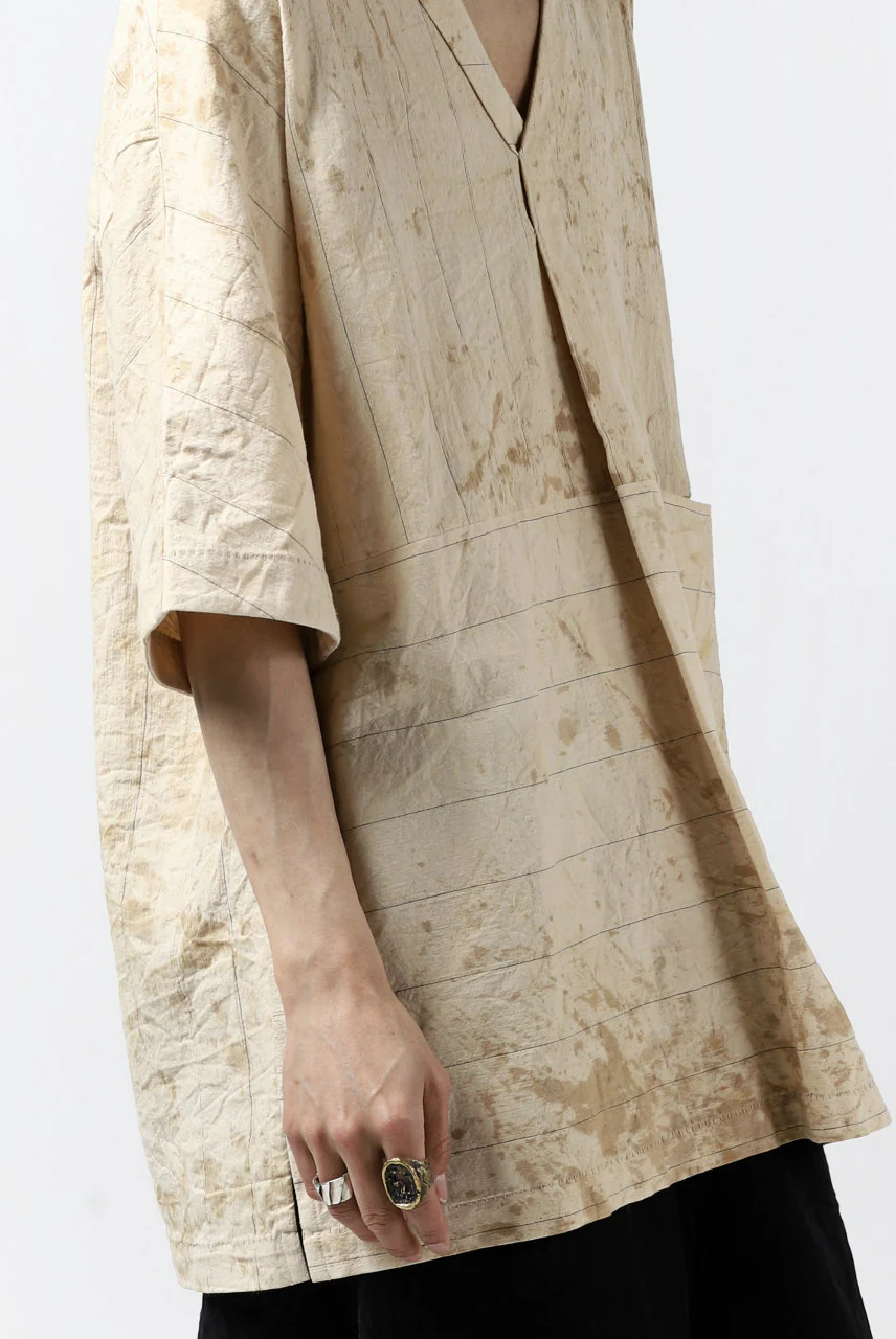 forme d'expression exclusive V Neck Scrub Shirt (Iced Tea) - Image 39