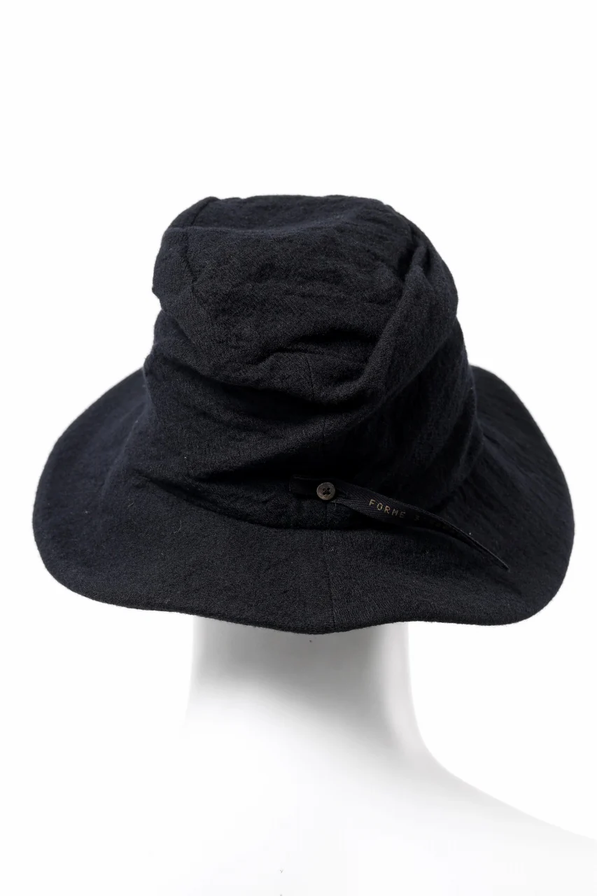 forme d'expression Fedora Hat (Black) - Image 7