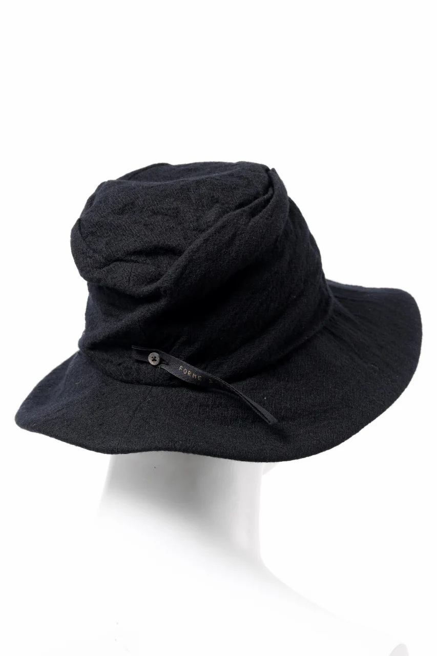 forme d'expression Fedora Hat (Black) - Image 8