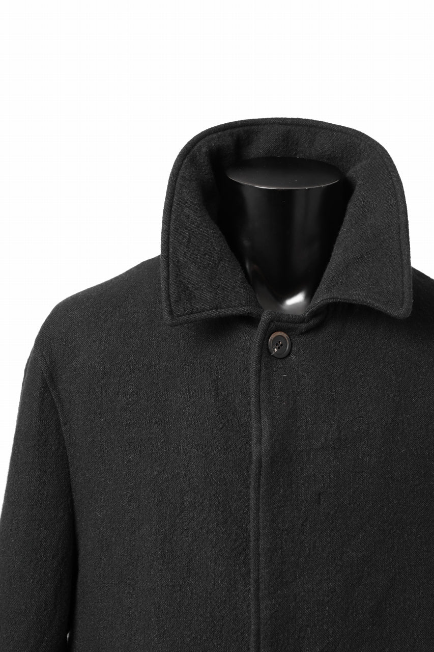 forme d'expression Hidden Plaquette Caban Short Coat (Black) - Image 21