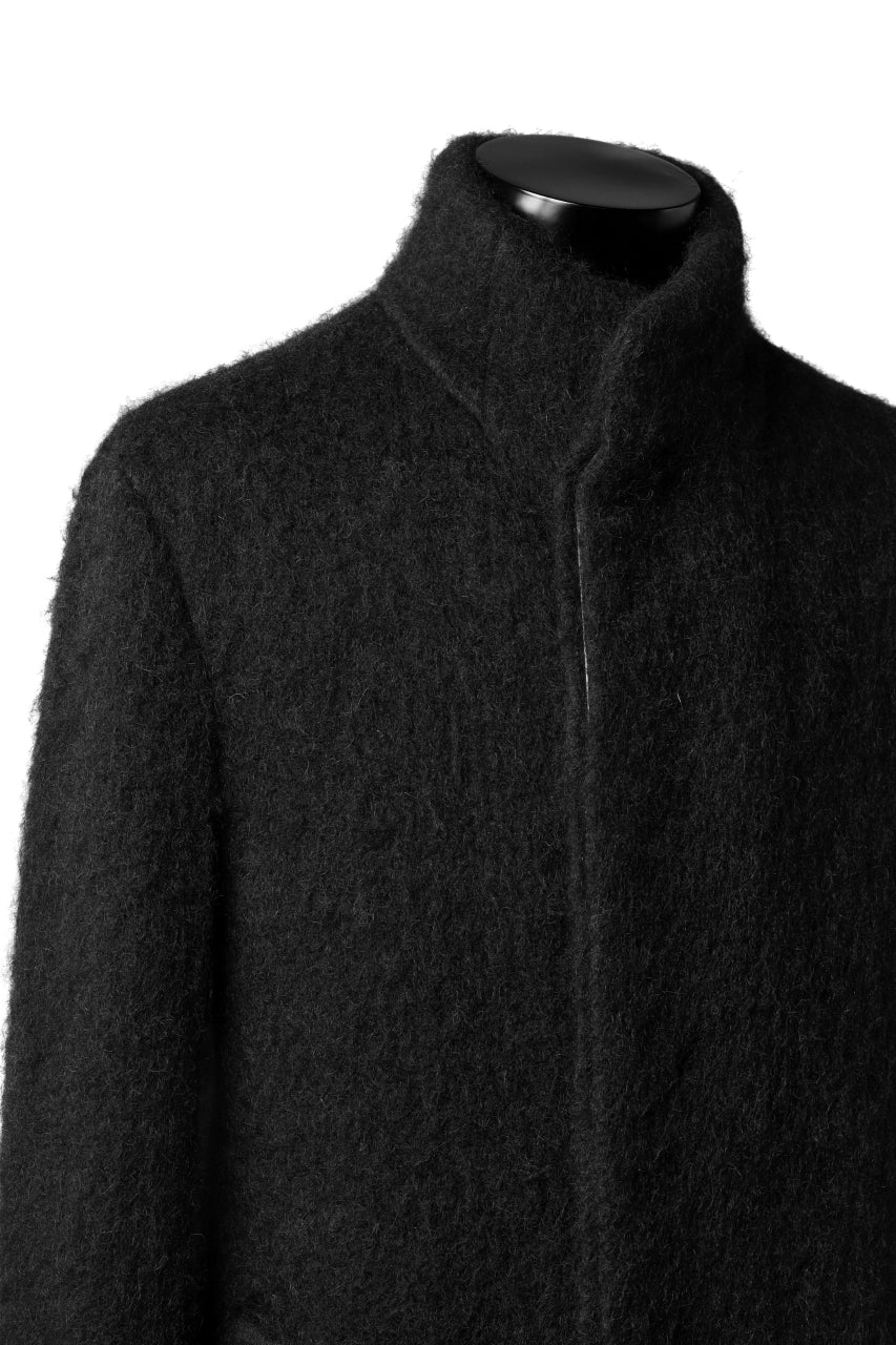 forme d'expression High Neck Warm Coat (Black) - Image 10