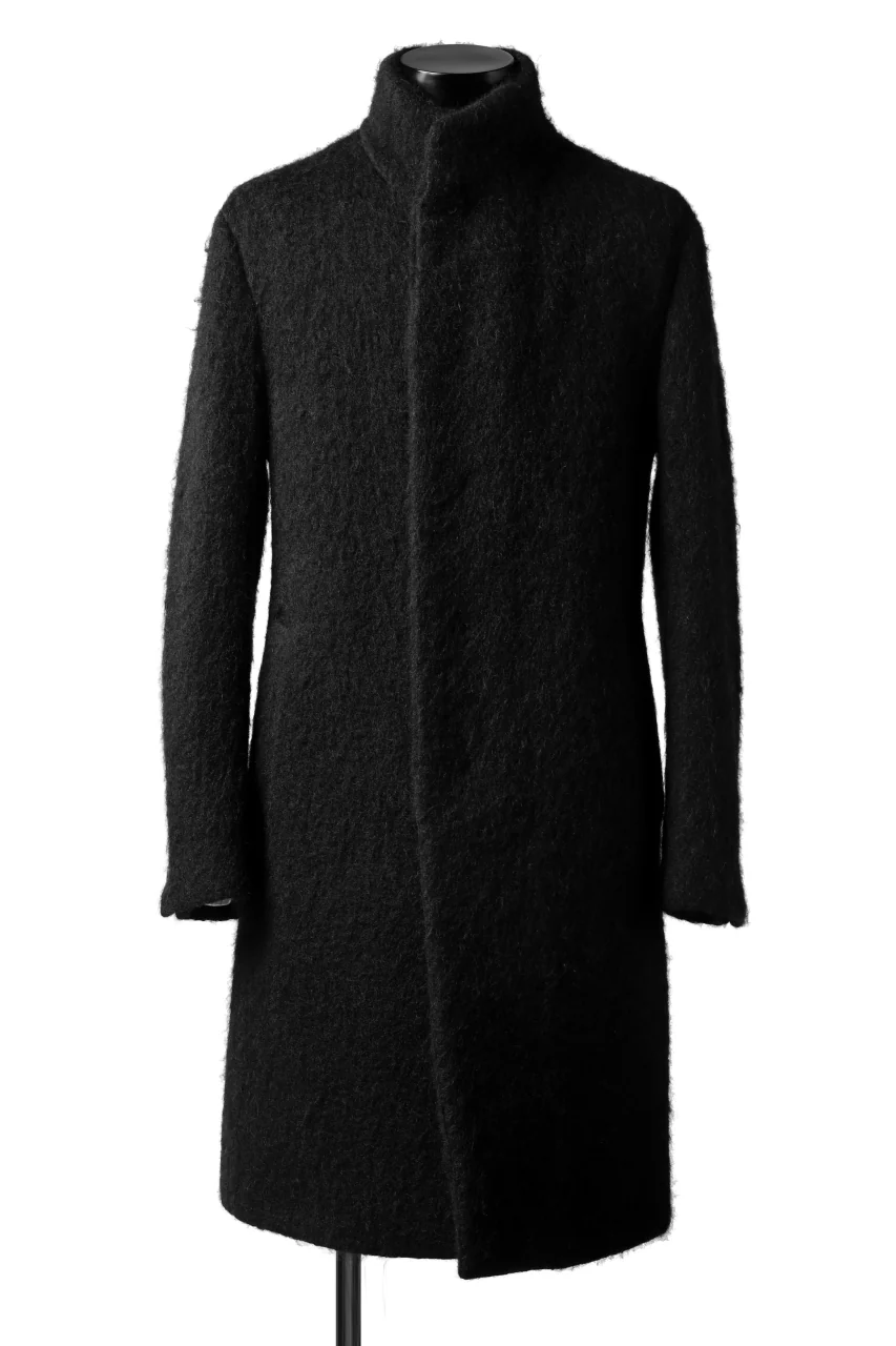 forme d'expression High Neck Warm Coat (Black) - Image 2