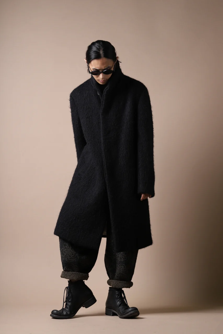 forme d'expression High Neck Warm Coat (Black) - Image 23