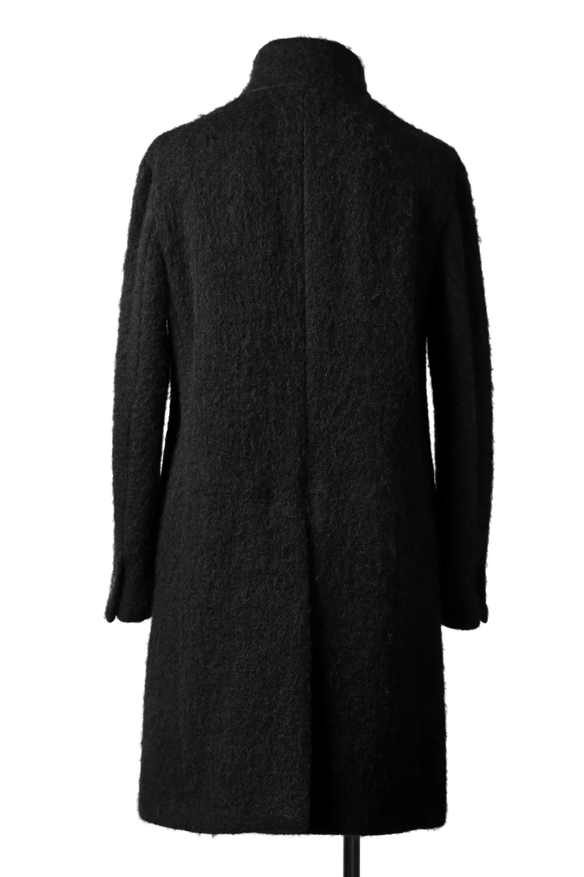 forme d'expression High Neck Warm Coat (Black) - Image 6