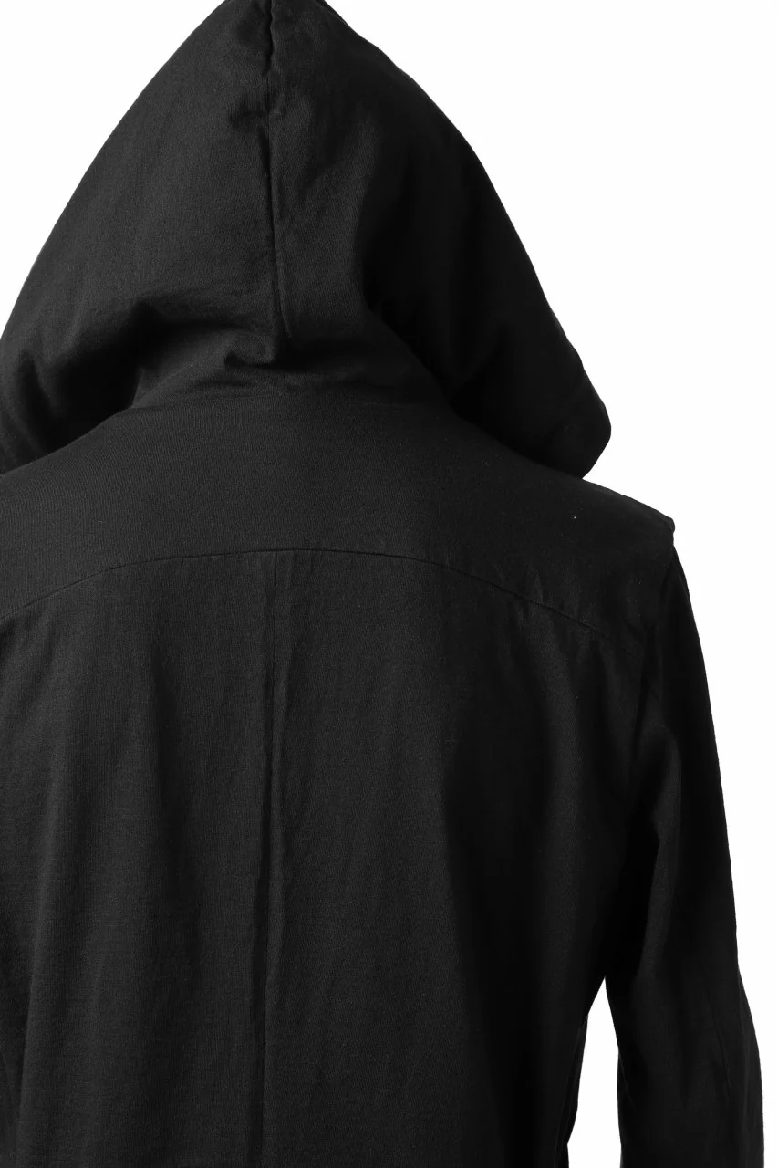 forme d'expression Hooded Biker Jacket (Black) - Image 19