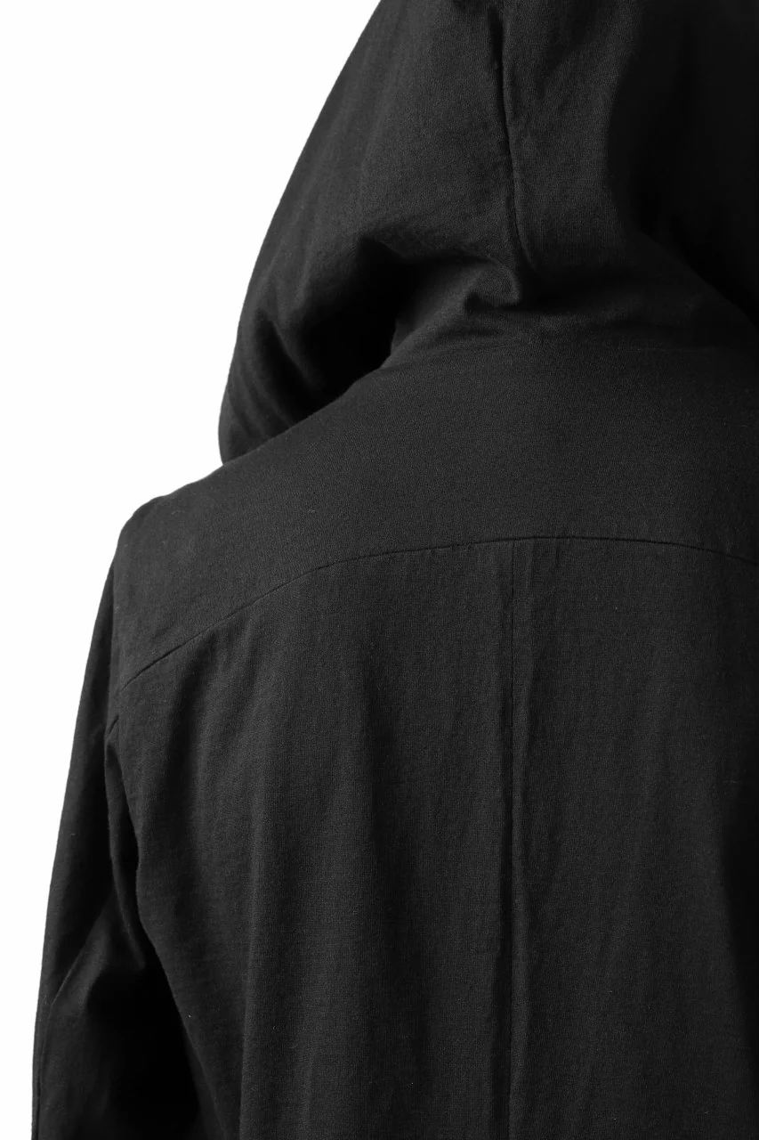 forme d'expression Hooded Biker Jacket (Black) - Image 20