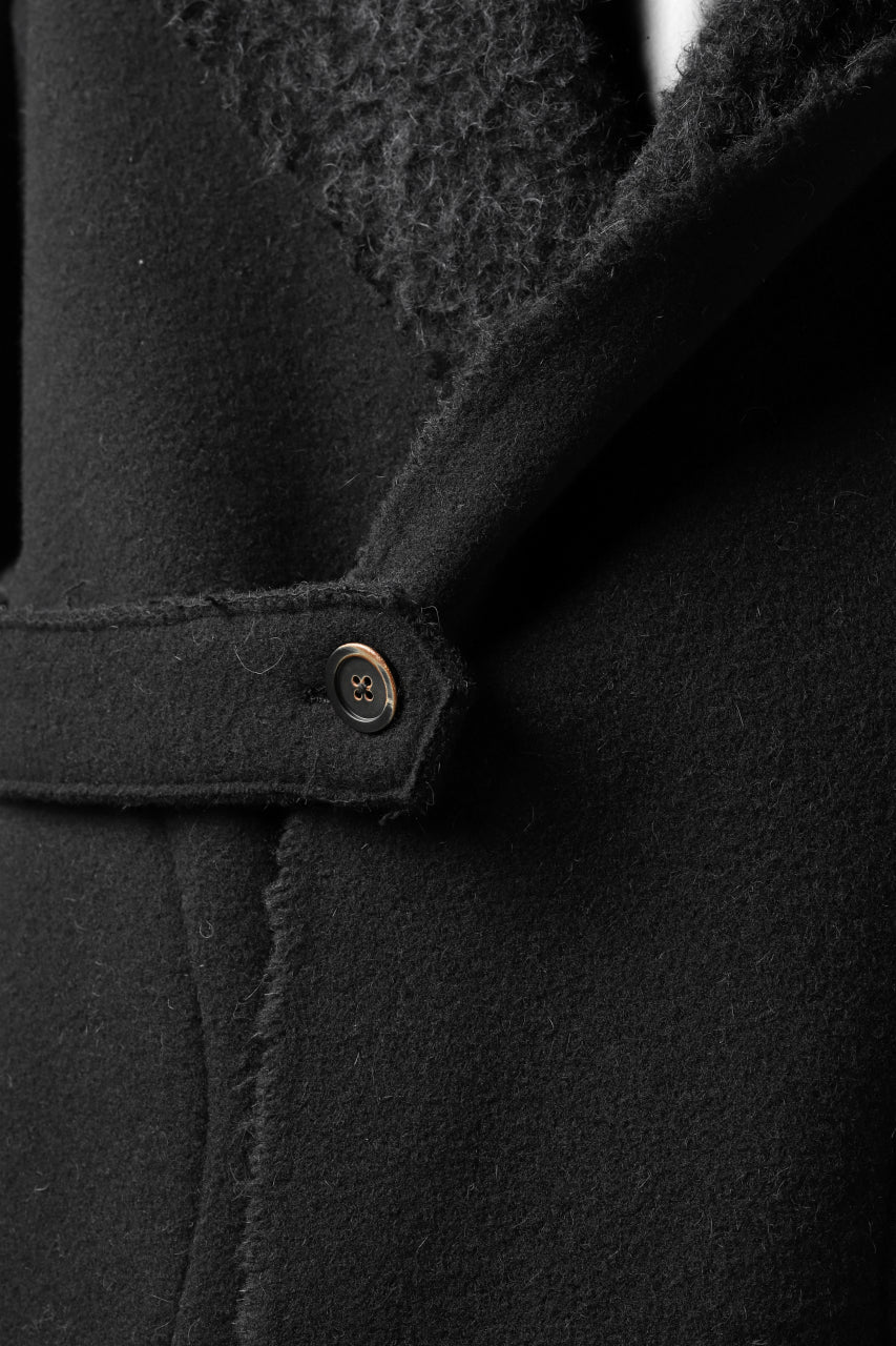forme d'expression Hooded Cardigan Jacket (Black) - Image 12