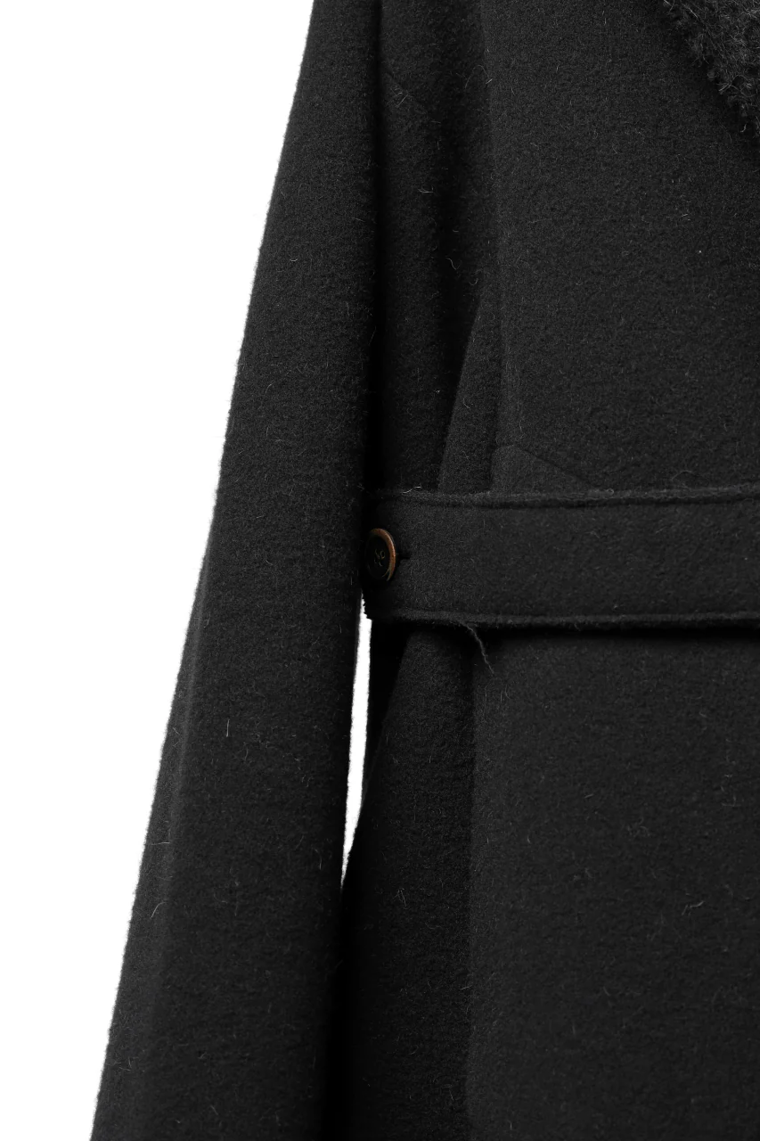 forme d'expression Hooded Cardigan Jacket (Black) - Image 13
