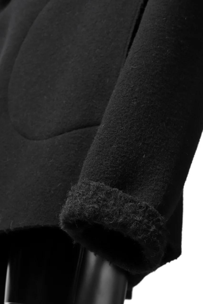 forme d'expression Hooded Cardigan Jacket (Black) - Image 15