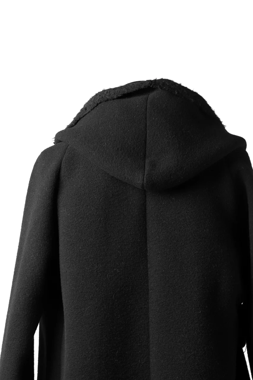 forme d'expression Hooded Cardigan Jacket (Black) - Image 17