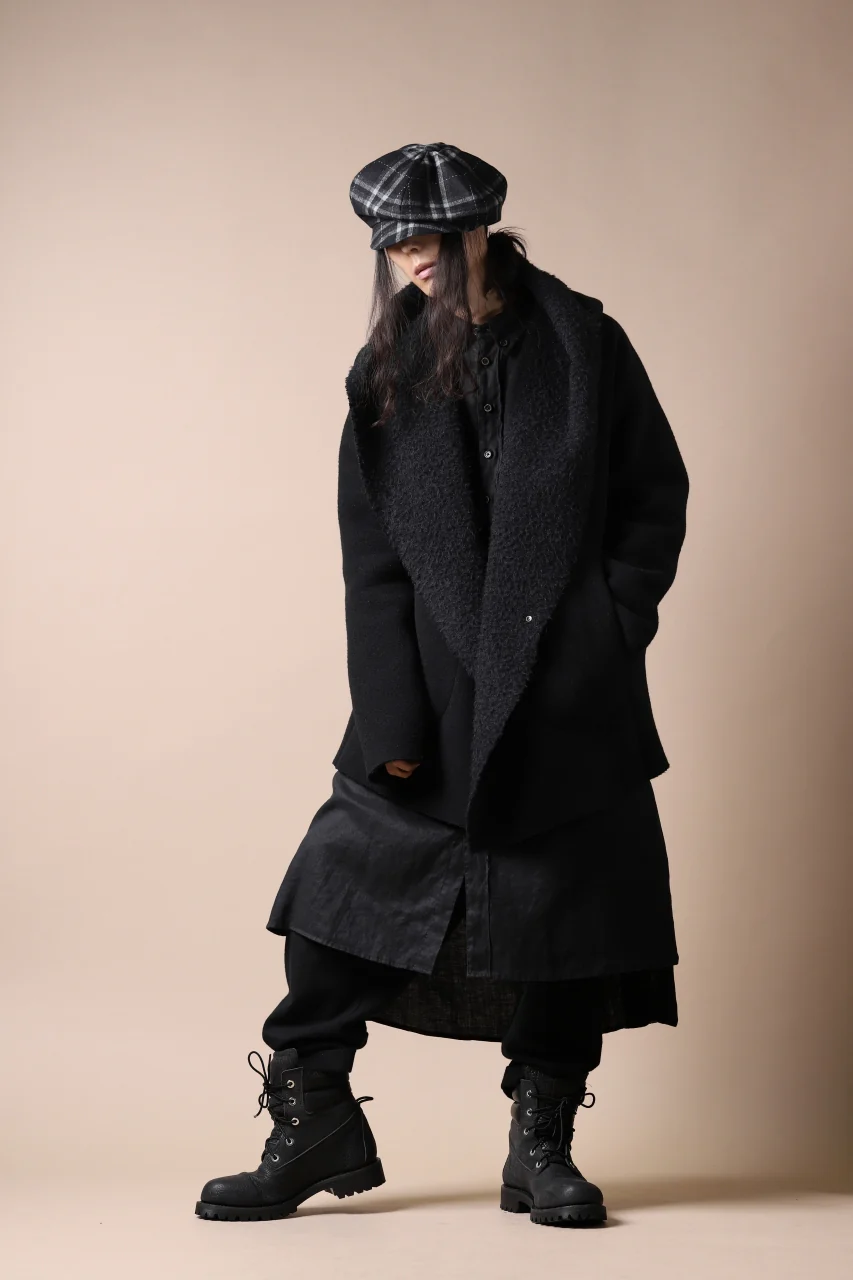 forme d'expression Hooded Cardigan Jacket (Black) - Image 19