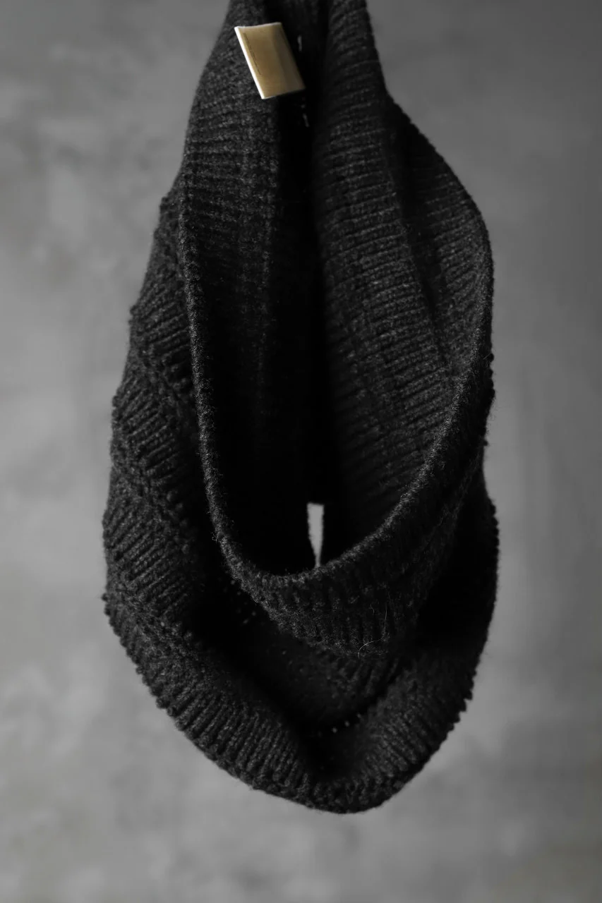 forme d'expression Laddered Knit Warmer (Anthracite) - Image 7