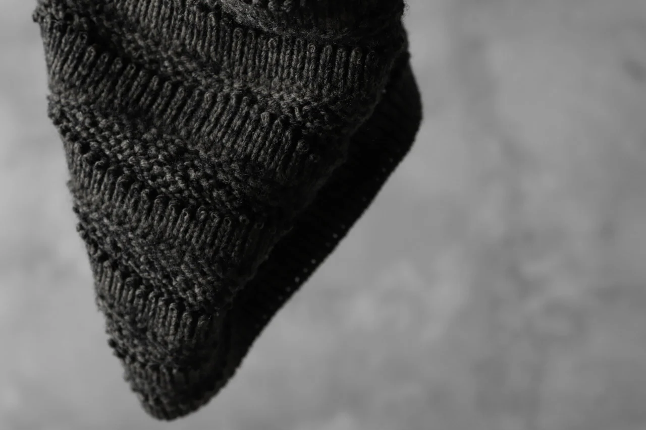 forme d'expression Laddered Knit Warmer (Mel. Military) - Image 13