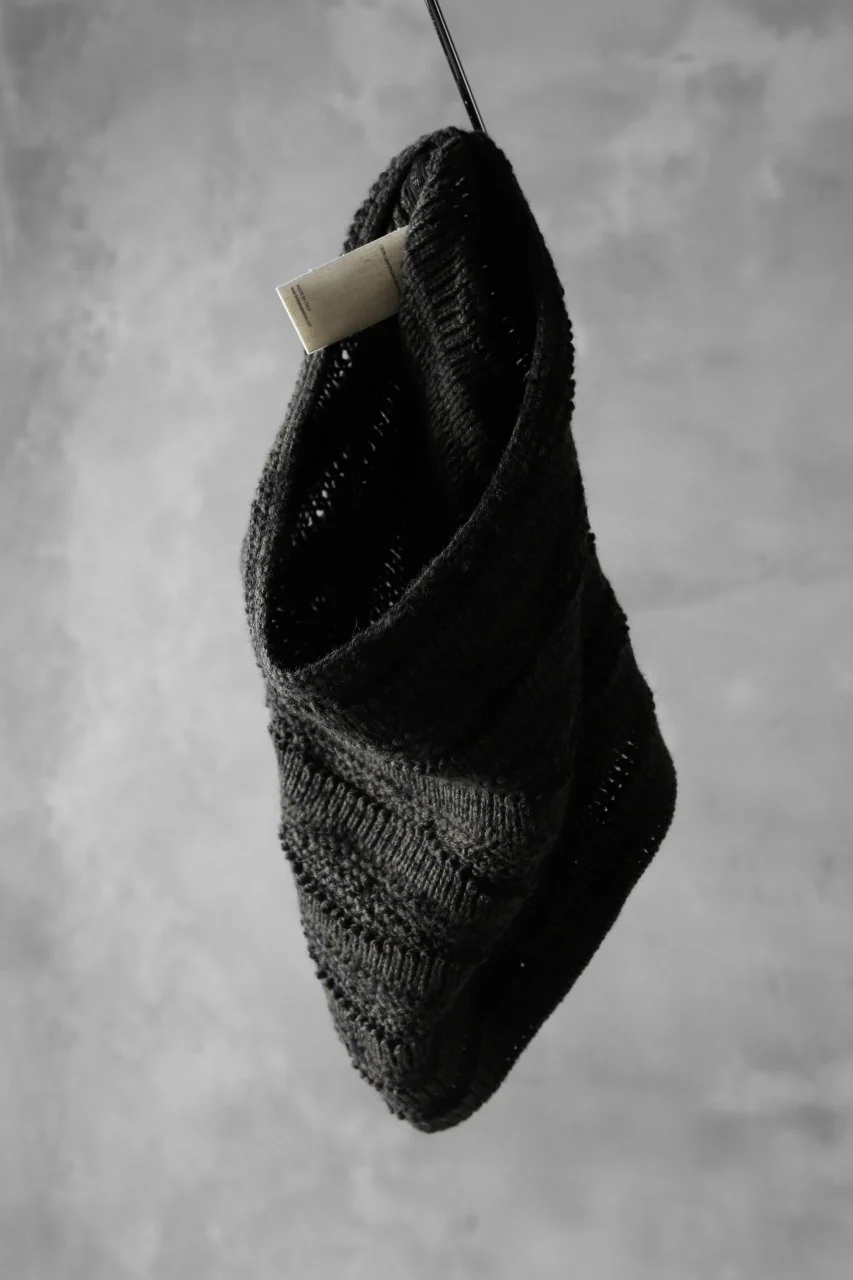 forme d'expression Laddered Knit Warmer (Mel. Military) - Image 4