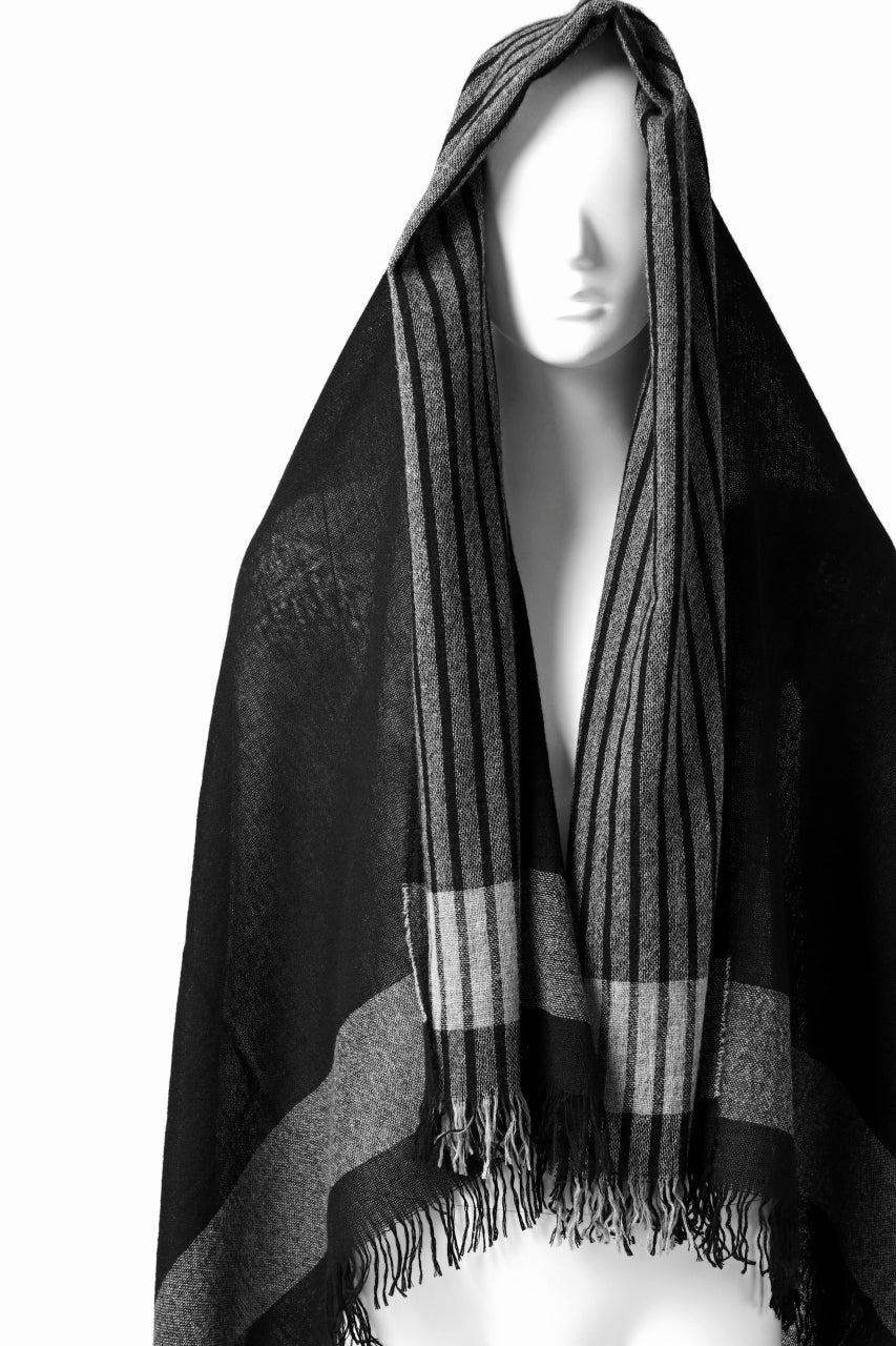 forme d'expression Mambo Graphic Plaid Stole (Mono) - Image 10