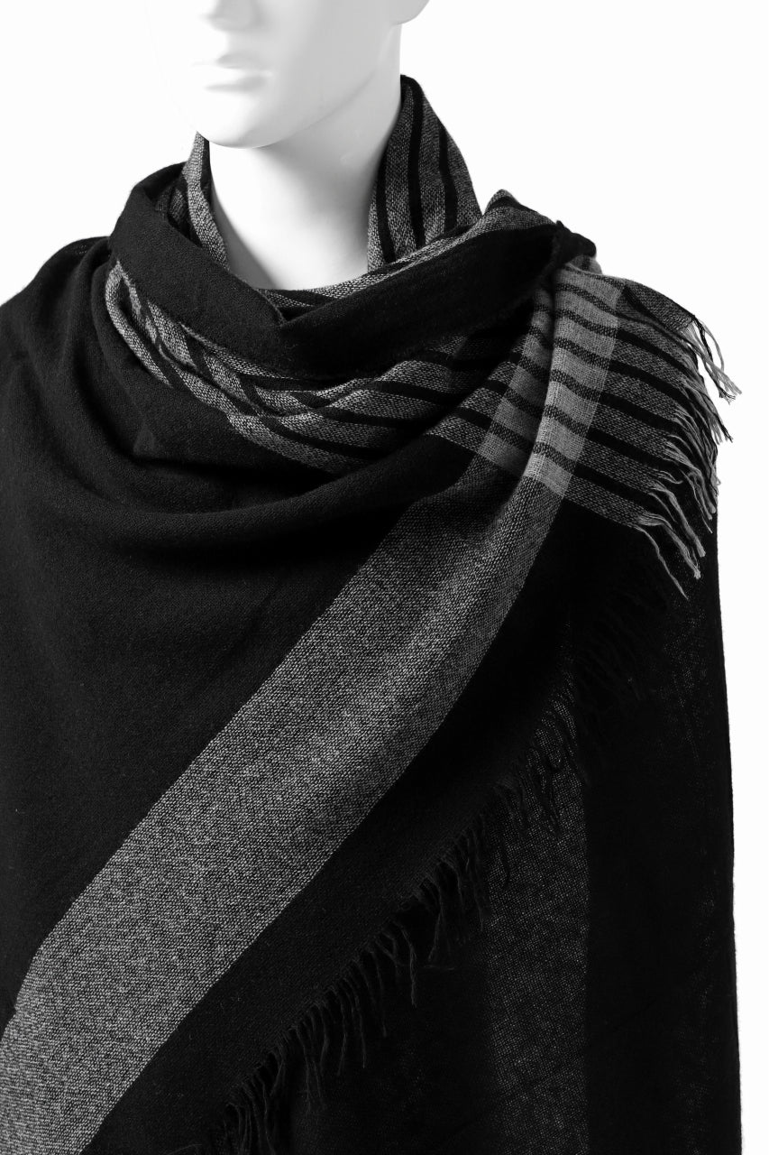 forme d'expression Mambo Graphic Plaid Stole (Mono) - Image 12