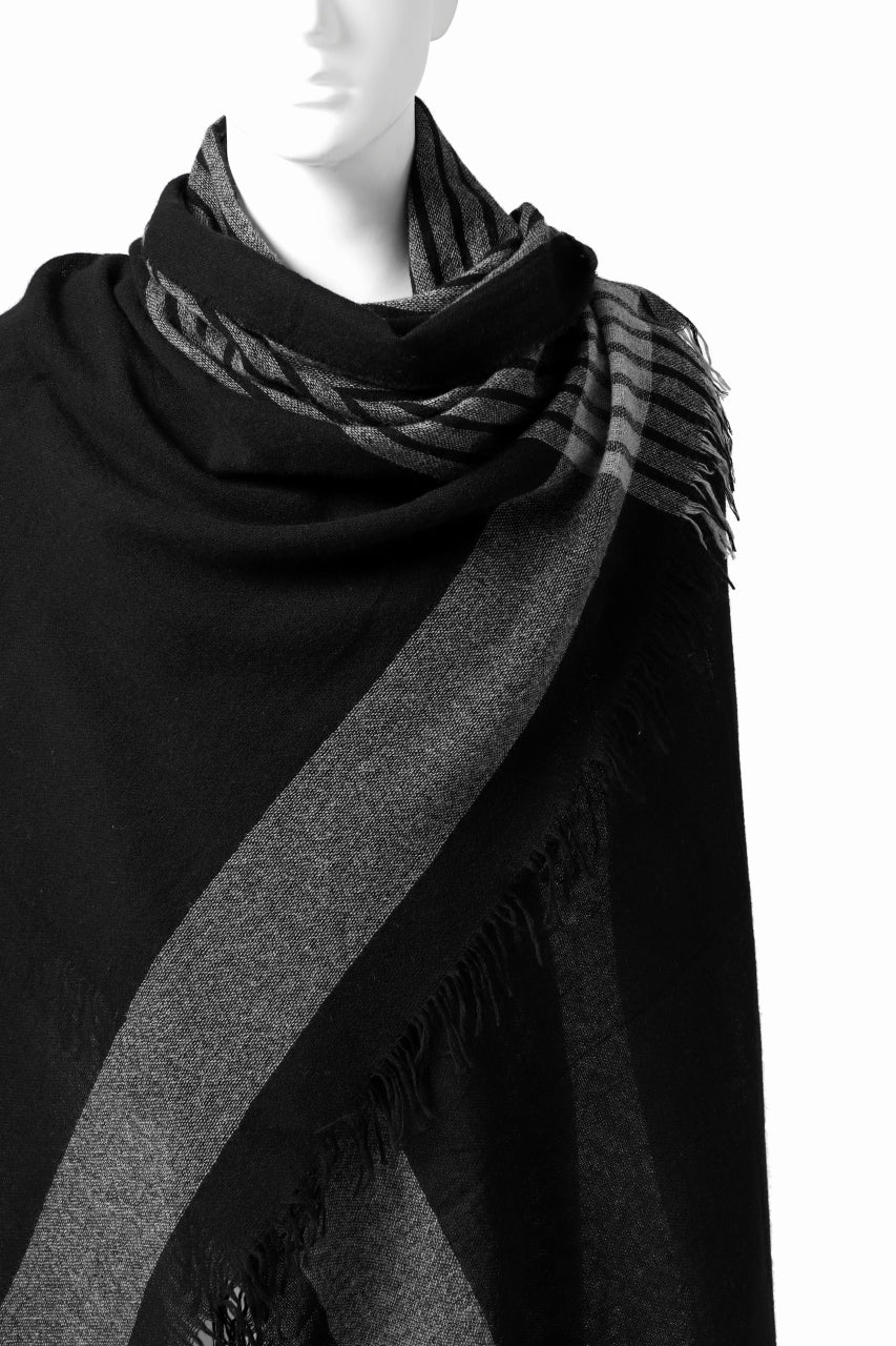 forme d'expression Mambo Graphic Plaid Stole (Mono) - Image 13
