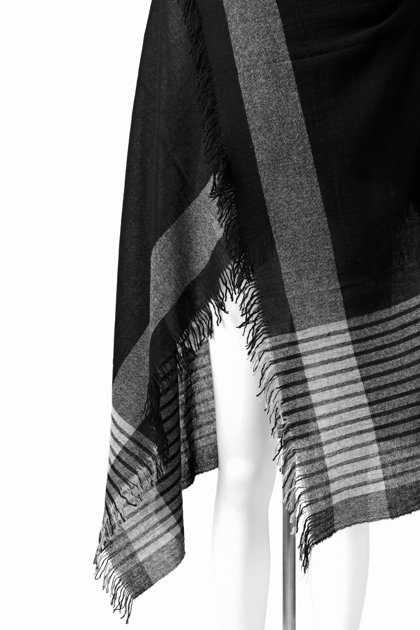 forme d'expression Mambo Graphic Plaid Stole (Mono) - Image 14