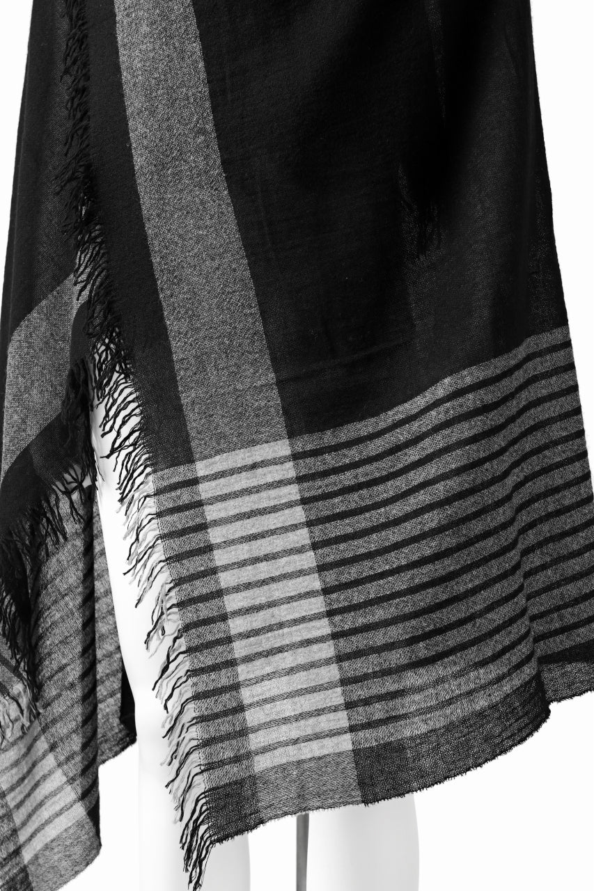 forme d'expression Mambo Graphic Plaid Stole (Mono) - Image 15